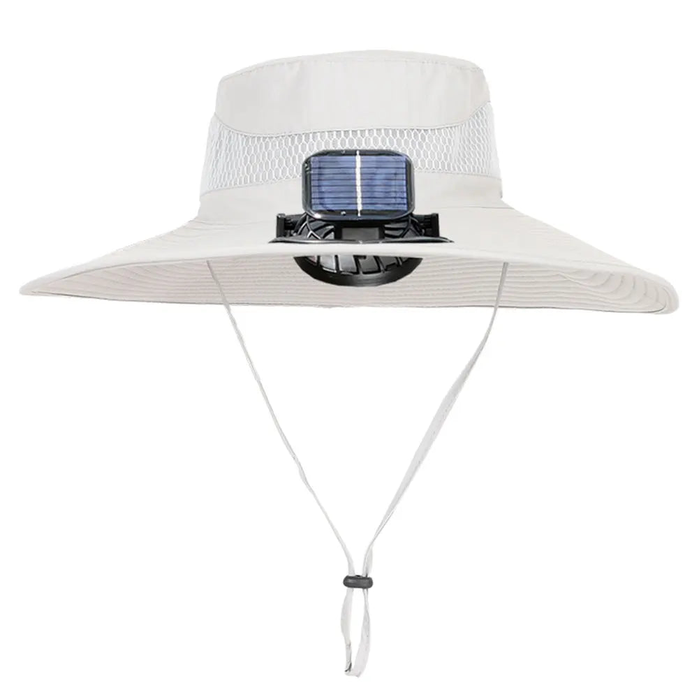 Akasora "BreezeFlow Pro" Solar-Powered Cooling Hat with Dual Fans