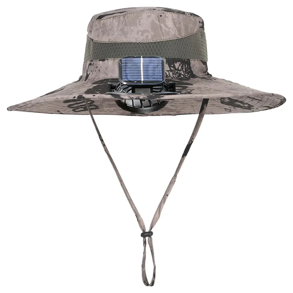 Akasora "BreezeFlow Pro" Solar-Powered Cooling Hat with Dual Fans