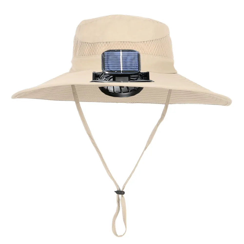 Akasora "BreezeFlow Pro" Solar-Powered Cooling Hat with Dual Fans