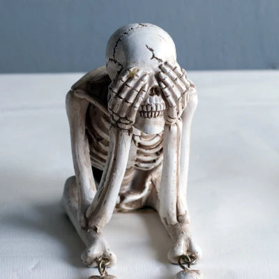 Bonechill Trio – See, Speak & Hear No Evil Skeleton Figurines