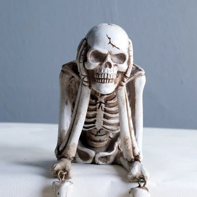 Bonechill Trio – See, Speak & Hear No Evil Skeleton Figurines