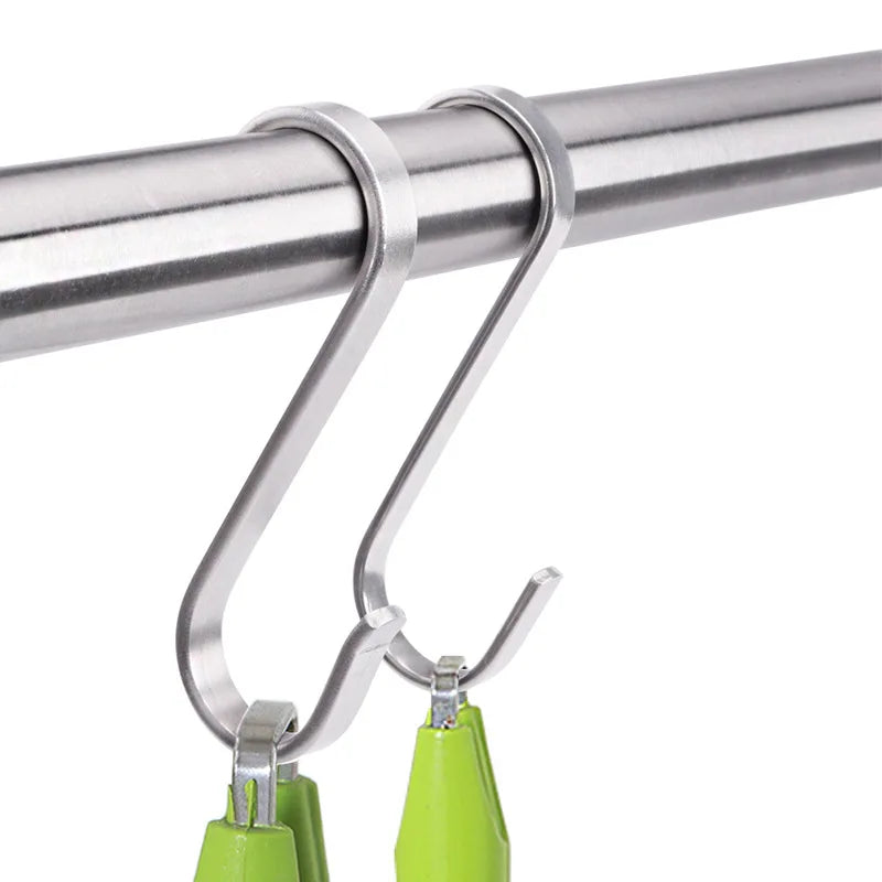 VersaHook Pro – Multi-Purpose Stainless Steel S Hooks for Organized Living