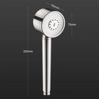 High-Pressure 304 Stainless Steel Shower Head – 3 Spray Modes