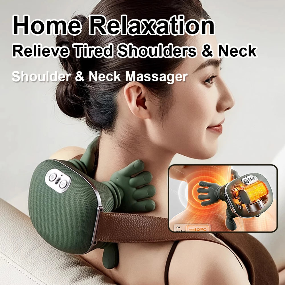 RelaxaFlex™ Heated 4D Neck & Shoulder Massager