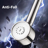 High-Pressure 304 Stainless Steel Shower Head – 3 Spray Modes