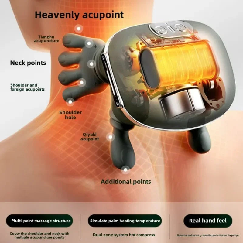 RelaxaFlex™ Heated 4D Neck & Shoulder Massager