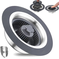 SinkMate 3-in-1 Stainless Steel Drain Buddy