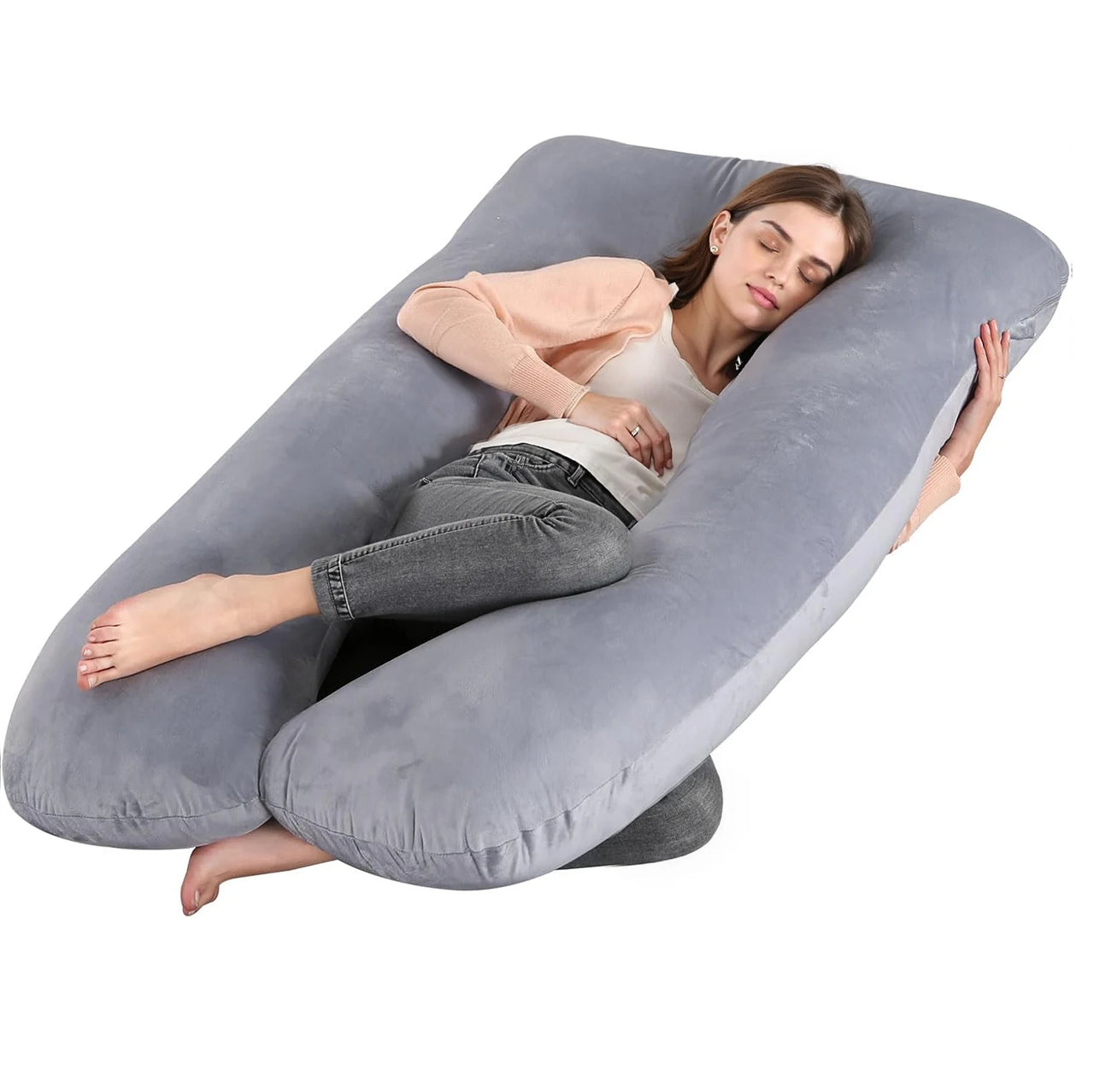 AkaSora CloudNest™ G-Shaped Maternity Pillow
