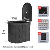 FoldAway Travel Toilet – Portable & Odor-Free Camping Potty