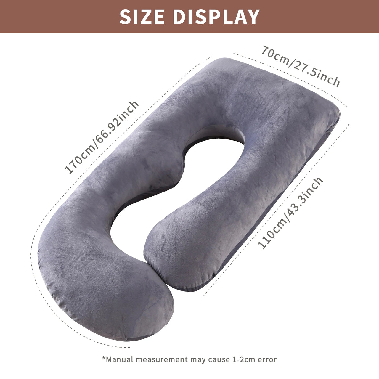 AkaSora CloudNest™ G-Shaped Maternity Pillow