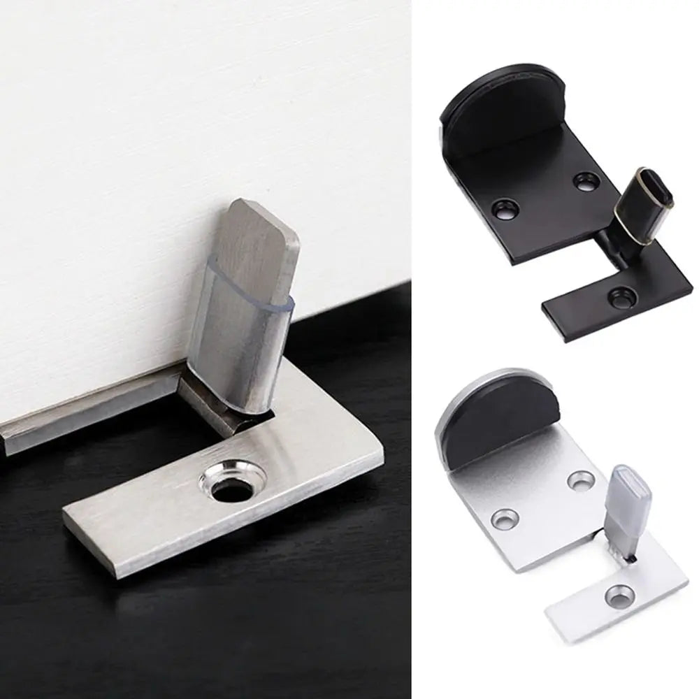 SiliconeStrong No-Punch Doorstop – Anti-Collision Floor Holder