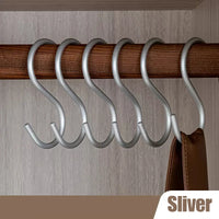 VersaHook™ 5-Piece Aluminum Alloy S-Hooks for Multi-Purpose Hanging