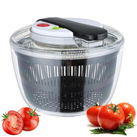 FreshSpin™ 3L Salad Spinner – One-Handed Easy Press Dryer & Mixer