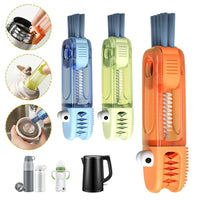 AkaSora CrocoClean™ 3-in-1 Bottle & Lid Detail Brush