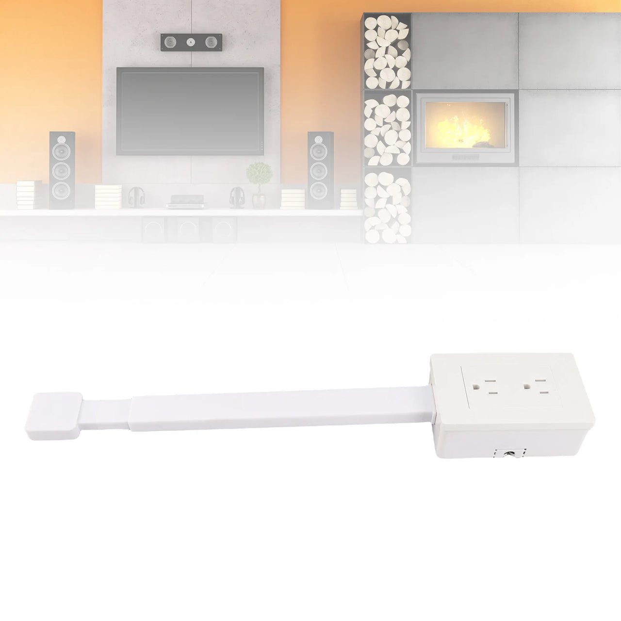 Akasora "VoltFlex Pro" Rotating Power Extender with 180° Adjustable Base