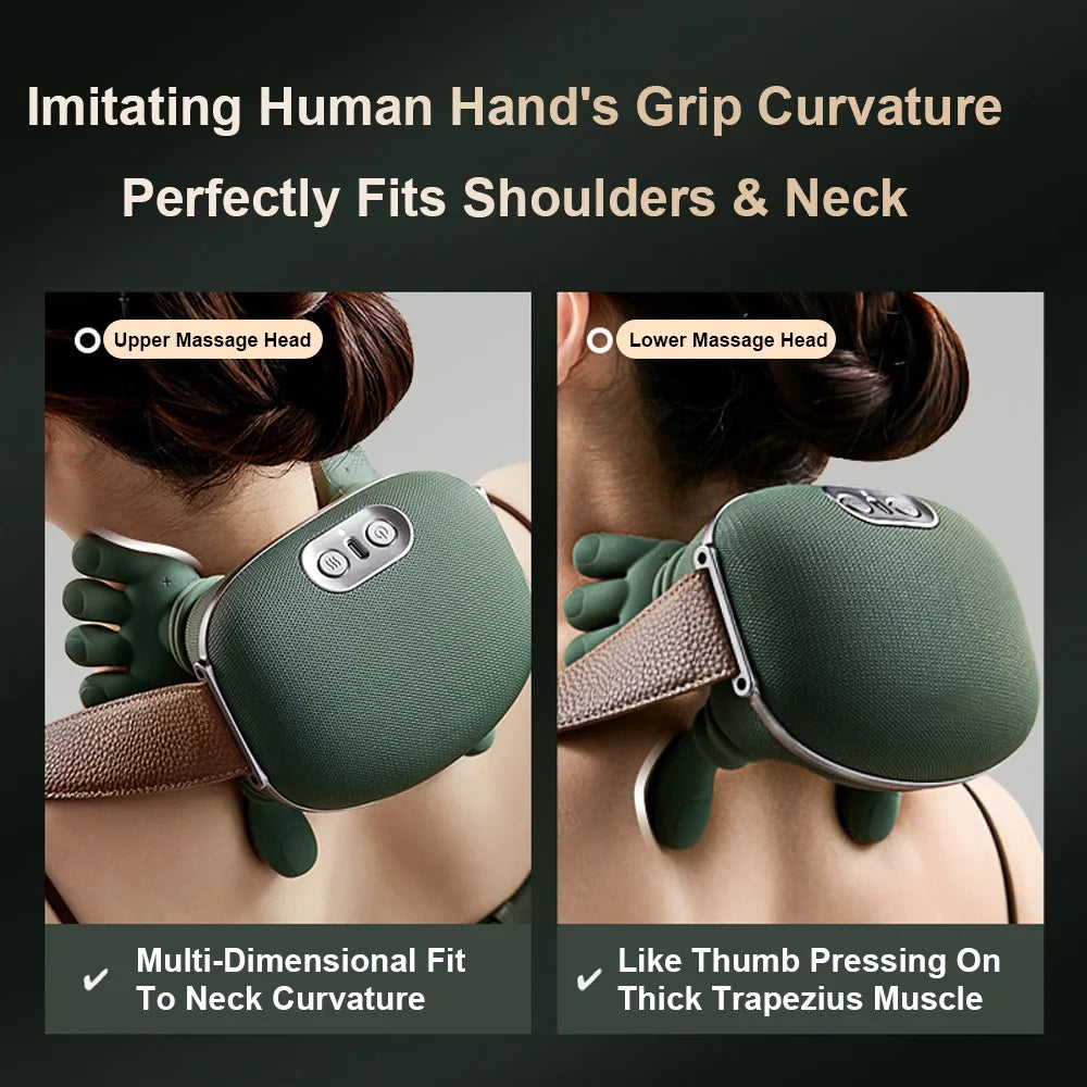 RelaxaFlex™ Heated 4D Neck & Shoulder Massager