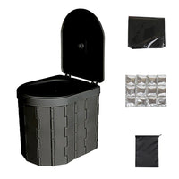 FoldAway Travel Toilet – Portable & Odor-Free Camping Potty