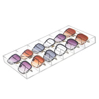 ClearView 6-Compartment Sunglass & Accessories Display Tray