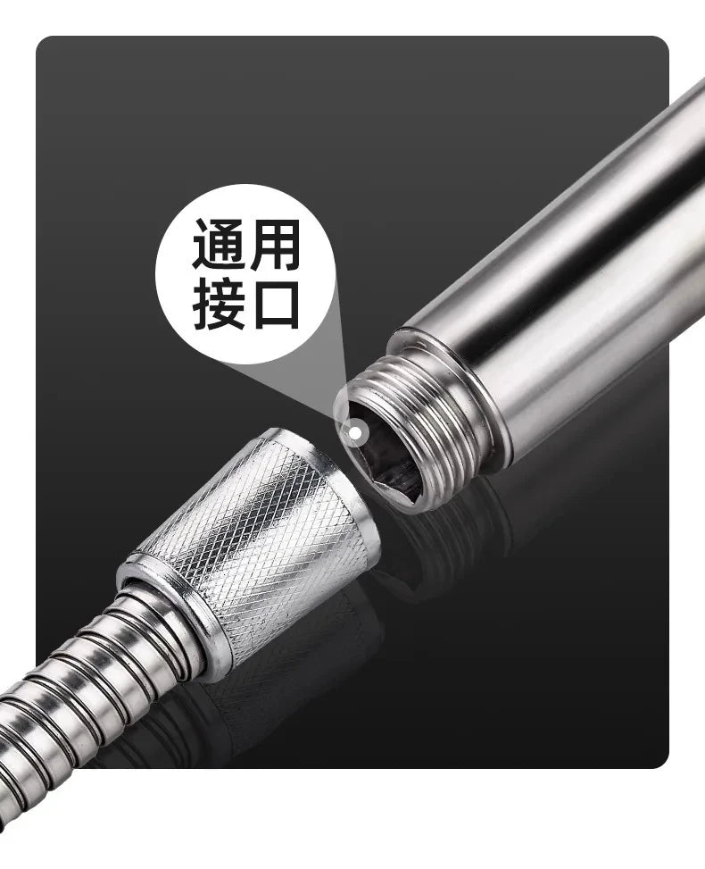 High-Pressure 304 Stainless Steel Shower Head – 3 Spray Modes