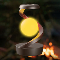 LumiGlow Orbit - Rotating Floating RGB Wireless Charging Lamp