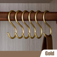 VersaHook™ 5-Piece Aluminum Alloy S-Hooks for Multi-Purpose Hanging