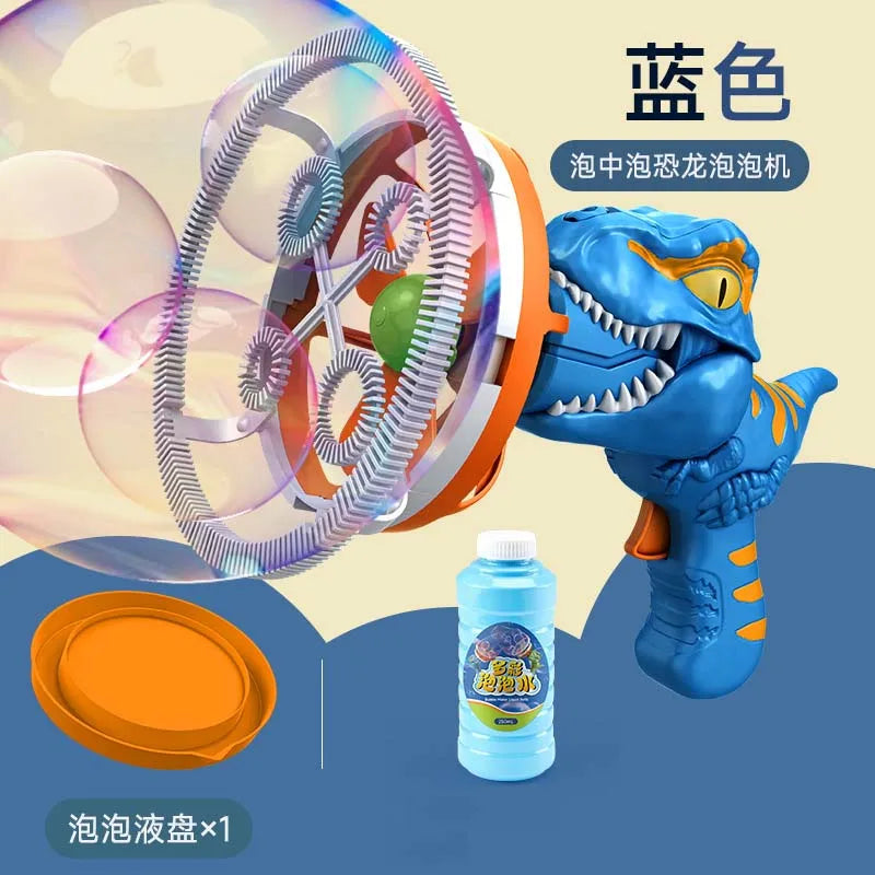 Dino Blast Bubble Gun