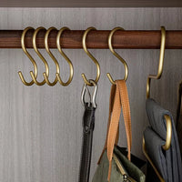 VersaHook™ 5-Piece Aluminum Alloy S-Hooks for Multi-Purpose Hanging