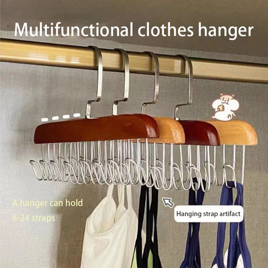 ClipMaster Multi-Hook Hanger – Space-Saving Clothes Organizer