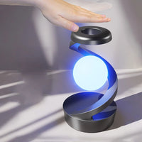 LumiGlow Orbit - Rotating Floating RGB Wireless Charging Lamp