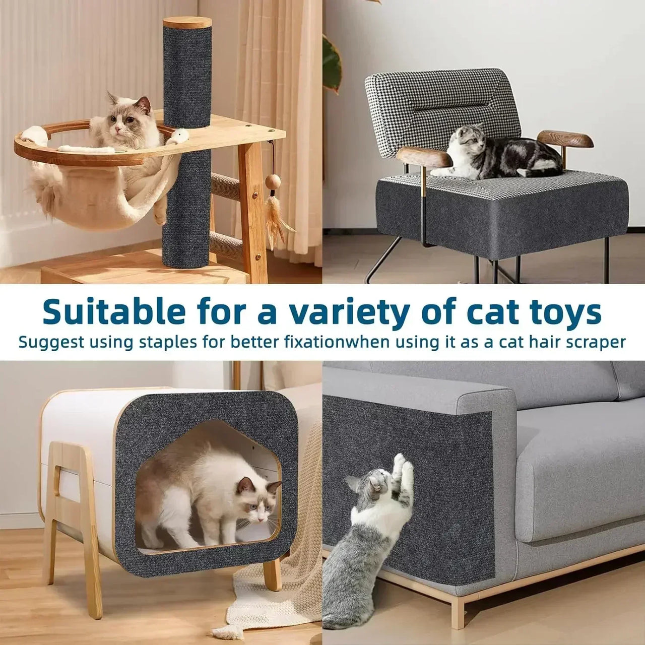 Akasora PurrGuard™ Trimmable Cat Scratch Shield