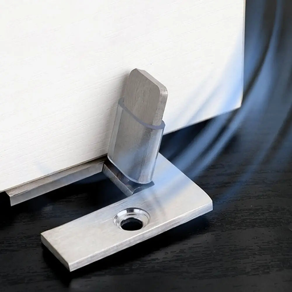 SiliconeStrong No-Punch Doorstop – Anti-Collision Floor Holder